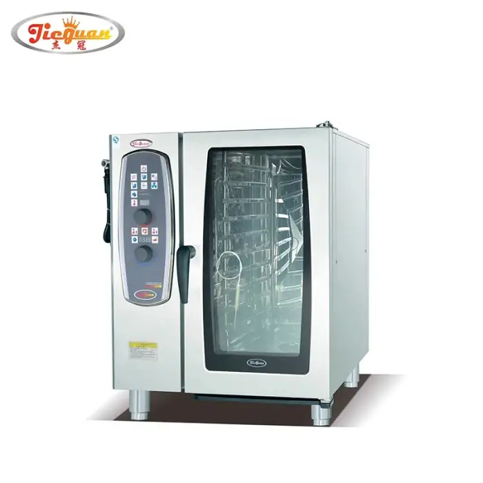 multifunctional baking convection combi oven restaurant steam oven 10 trays