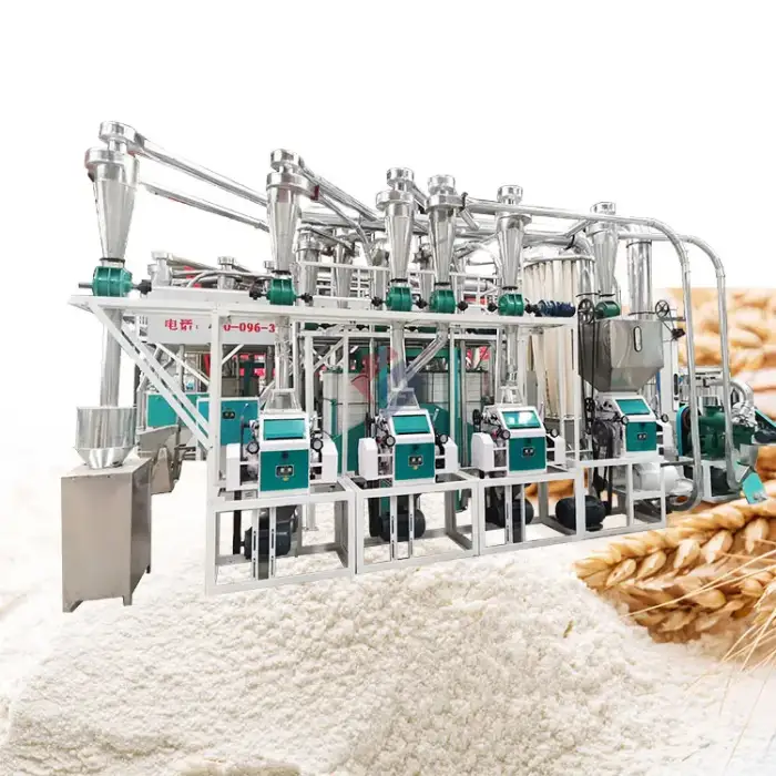 Automatic Wheat Flour Mill Small Grain Milling Machine Powder Making Production Line