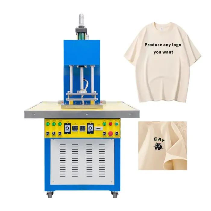 China Factory Clothing Label Making Machine Silicone Trademark Machine Machine for Embossing