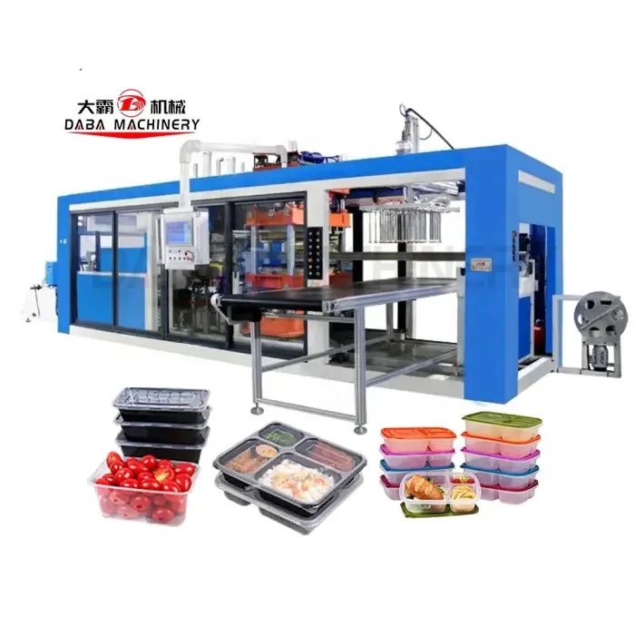 DB-72,85 plastic thermoforming pp take away fast food box container making machine