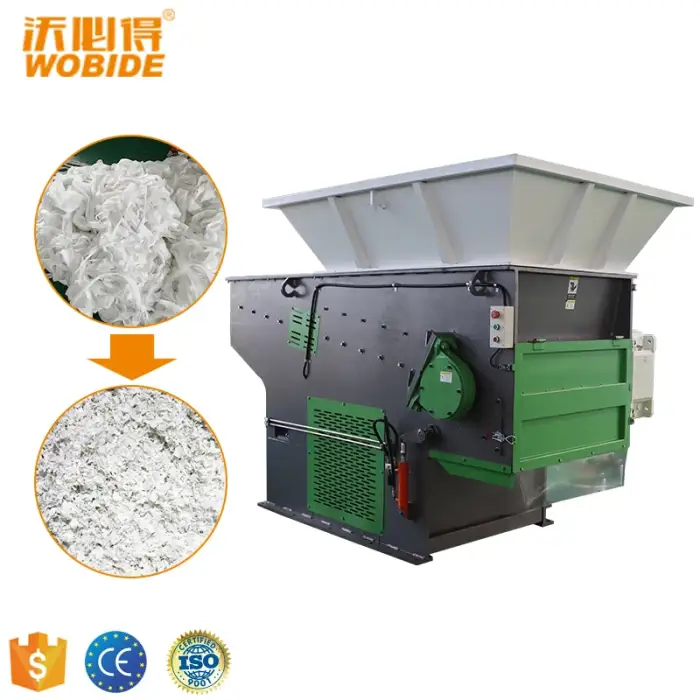 Plastic Shredder Machine for Plastic Film Scraps woven bag