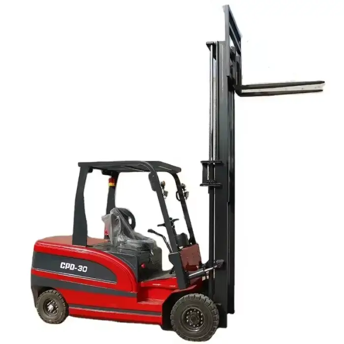 Electric Forklifts: 1-2 Ton, Four-Wheel, Battery-Powered Warehouse Solutions