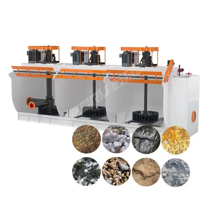 3L Small Mini Gold Concentrator, River Gold Separator Gold Ore Copper Ore Silver Lead Mineral Separating Froth Flotation Machine