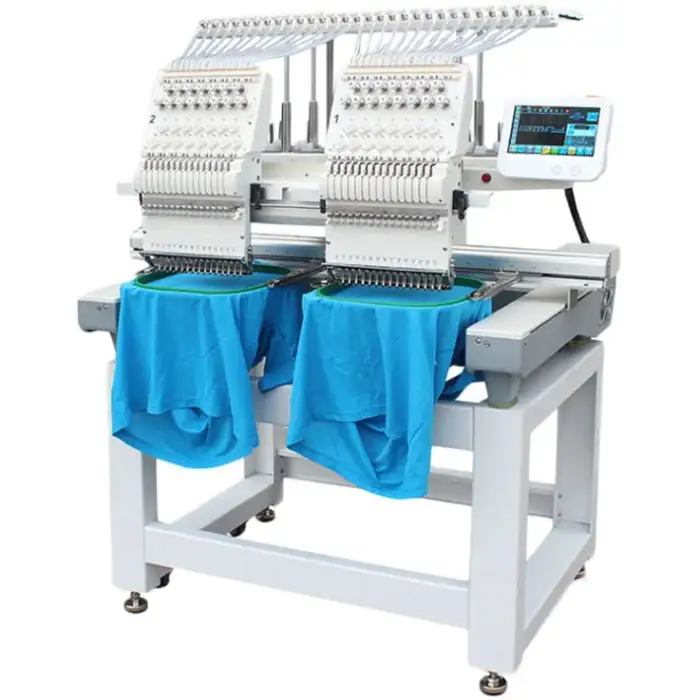 Automatic high speed 3D Computer Embroidery Machine  industrial  flat embroidery machine