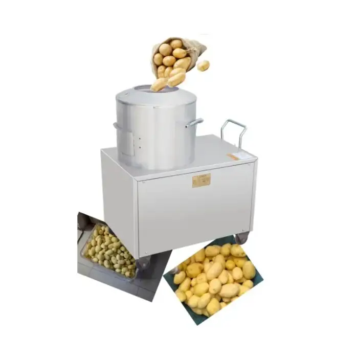 potato slicer and peeling integrated machine