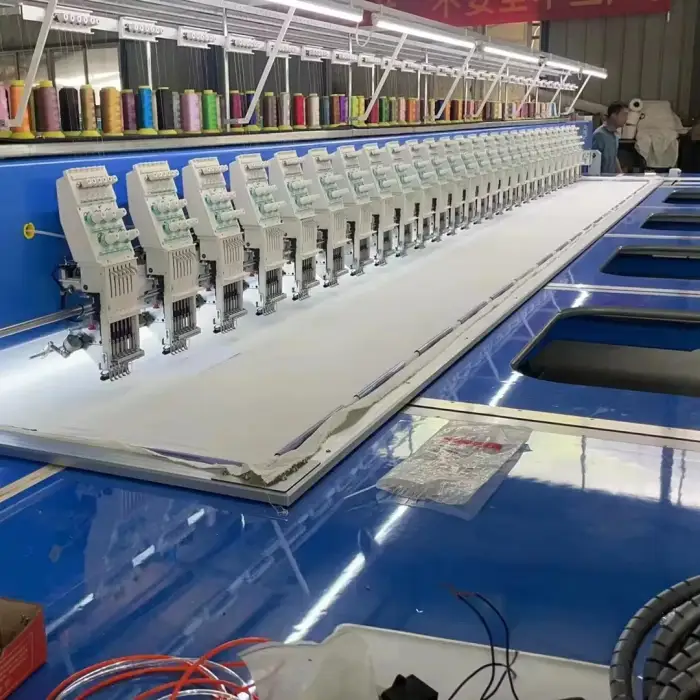 industrial 12 needle 20 multi head best rotary hook india tajima dahao computer embroidery machine chain sequin sequence device