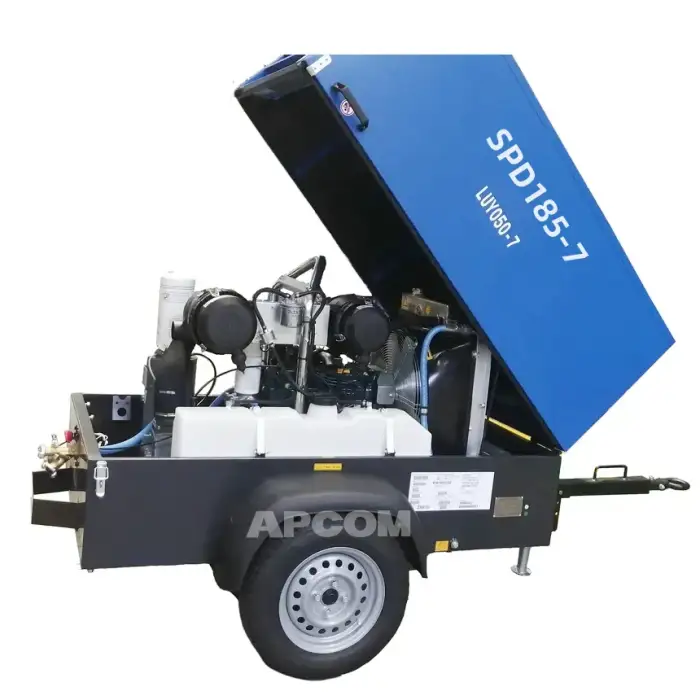 LUY050-7 Original Host Altas Copco portable air screw compressor for concrete breaker