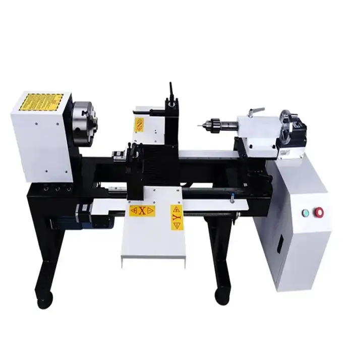 Automatic Full 3 Axis and 4 Axis Wood Turning Lathe woodworking lathing machine milling  for sofa legs Railings cnc wood lathe