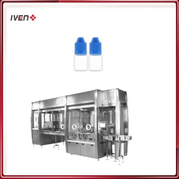 Vision Enhancement Fluid Maker Automated Eye Health Fluid Bottling And Liquid Sealing Line