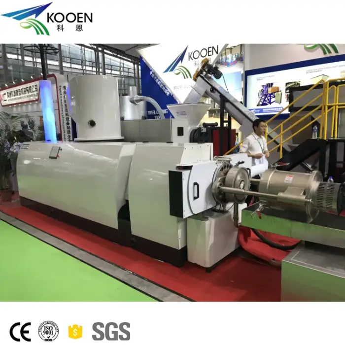 Pe pp pet plastic pellet making machine plastic pellet extruder machine plastic pelletizing machine