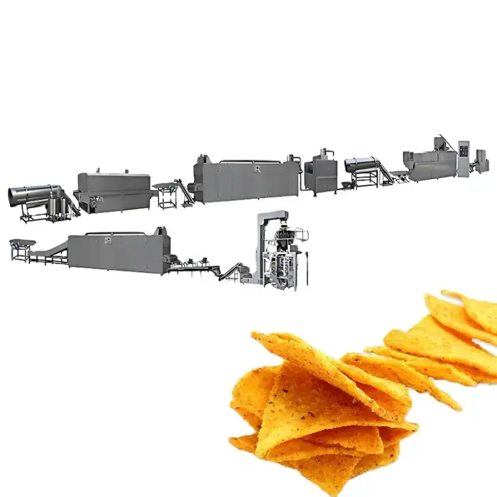 Automatic Food Machinery Corn Tortilla Machine Doritos Chips Machines Tortilla Production Line