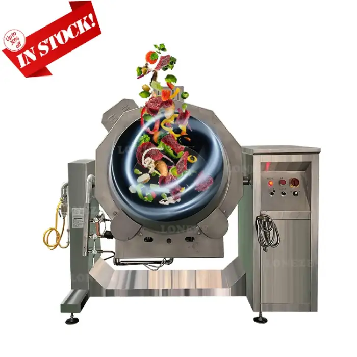 Stainless Steel Food Industrial Cooking Mixer Machine Automatic Central Kitchen Equipment