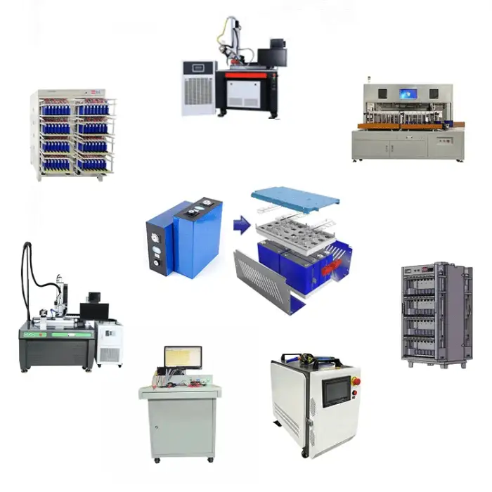 TMAX Brand Prismatic Cell Solar Battery Pack Semi Automatic Assembly Production Line Machine