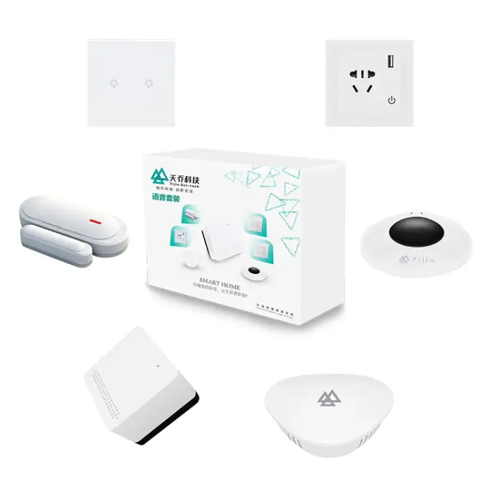 domotica kit Teejoin wifi tuya zigbee smart home automation kit voice control with google alexa