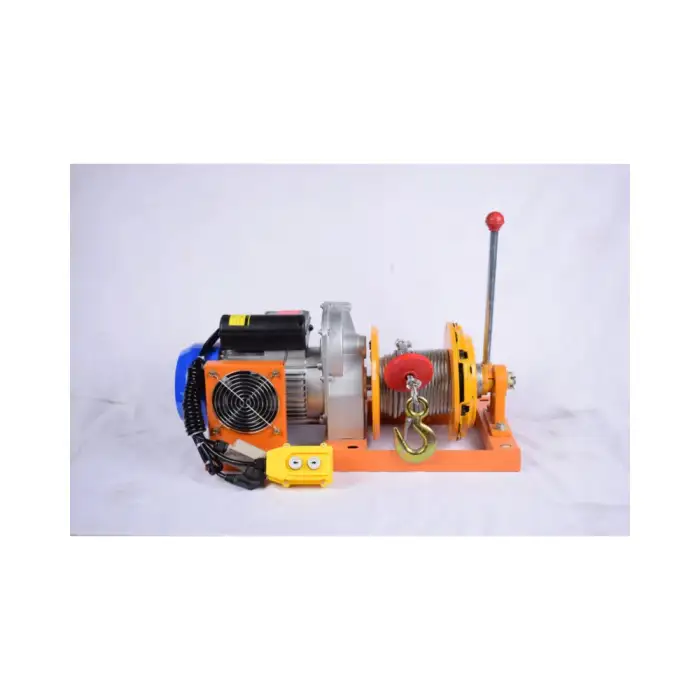 Mini Electric Winch 300kg 500 kg Fast Lifting building Electric Hoist With Clutch