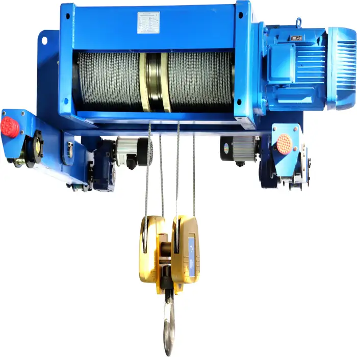 Vision high efficiency 2T 5T 10T electric hoist winch crane wire rope chain hoist for warehouse