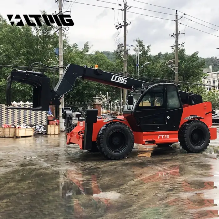 Telehandler 7-14 Meter Telescopic Boom Handler Forklift with optional engine