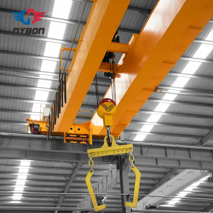 30t Pipe Lifting Loading And Unloading Double Girder Overhead Bridge Crane with Hoist Trolley