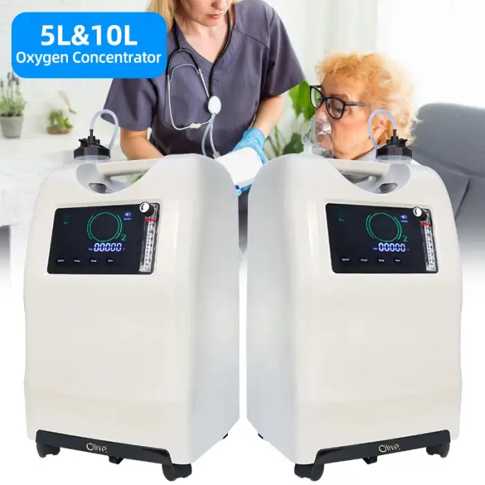 Olive Medical Home Use Portable Oxygen Machine Equipment 5l Generador De Oxgeno Porttil 7l 10 Liter 10l Oxygene Concentrator