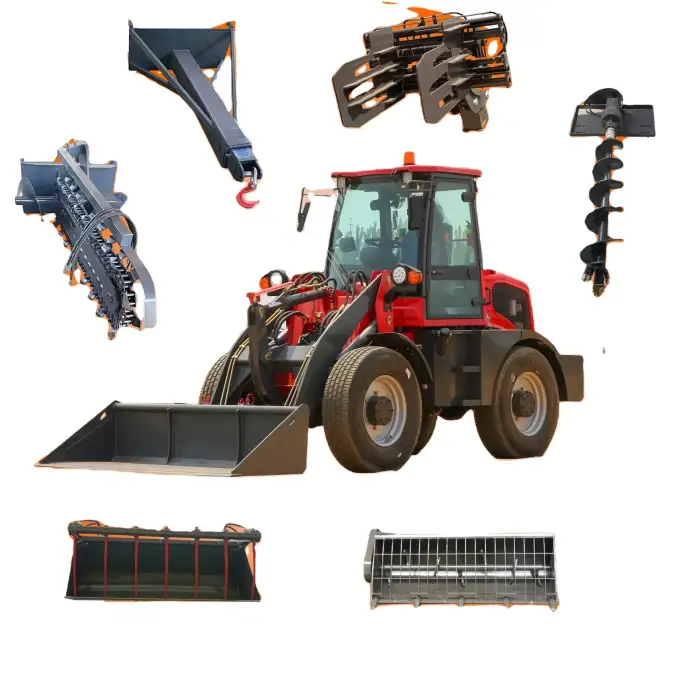 TL16 Wheel Loader Parts 4x4 Drive Core Components Include Engine Motor Pump Gearbox Bearing PLC Home Use Retail Restaurant