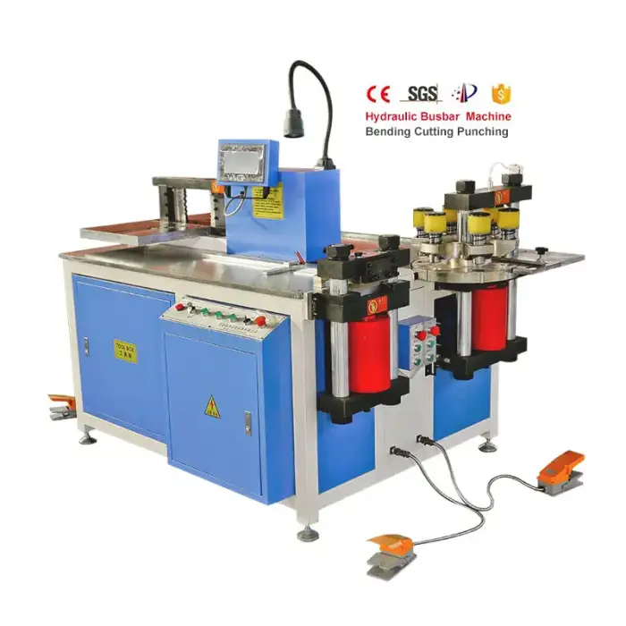 Hydraulic Busbar Press Stamping Machine Shearing Punching Bending Aluminum Bar Cnc Copper Bar Processing Machine