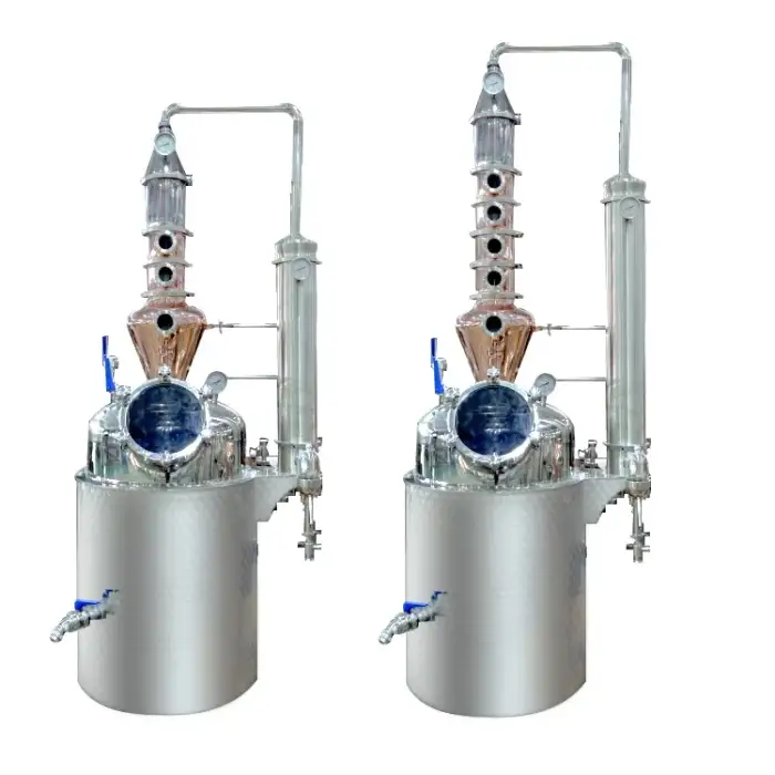 Distillation Column Industrial Distilling Equipment Alcohol Production Line For Rum Whiskey Gin