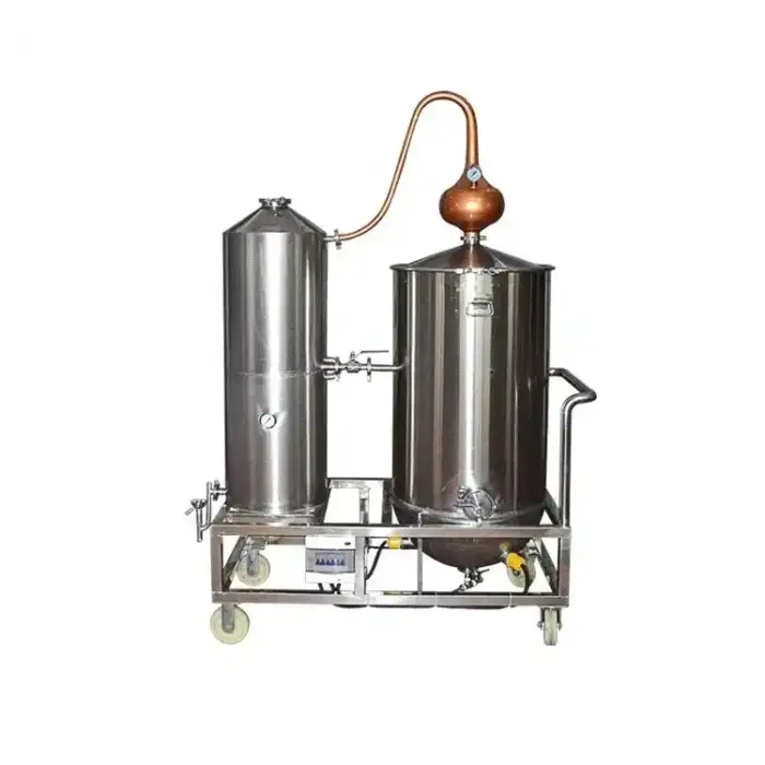 Reflux Column Still Distillery Kettle Gin Production Alcohol Making Machine Distiller