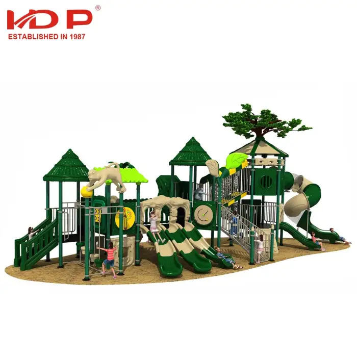 HUADONG 2024 New Children Plastic Slide Outdoor Playground Equipment Set For School