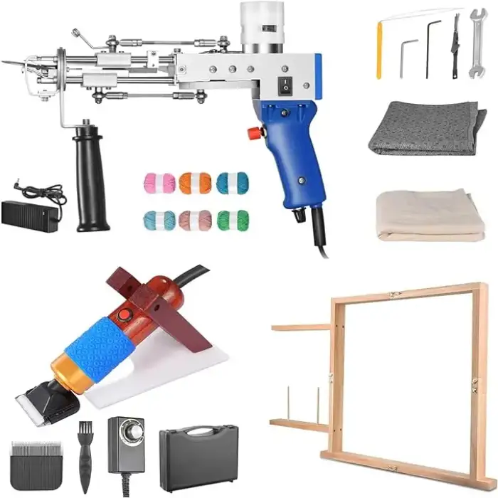 Two-in-One TD Tufting Gun Kit For Beginner Rug Carpet Making Tufting Weaving Embroidery Machine