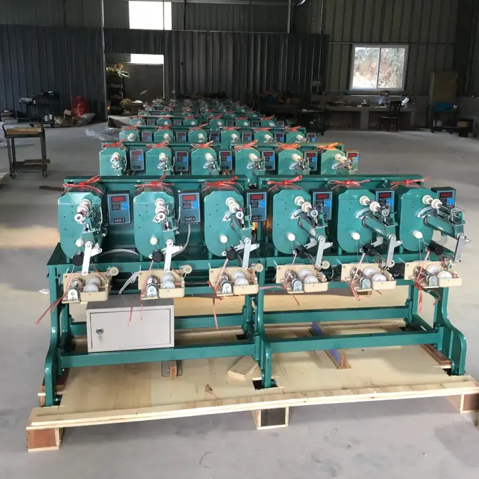 6 spindle sewing thread winding machine sewing thread making machine yarn sewing thread cone winding textile machine