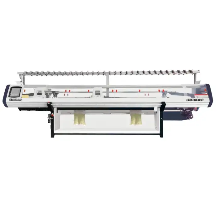 1+1system 80inch computerized sweater flat knitting machine