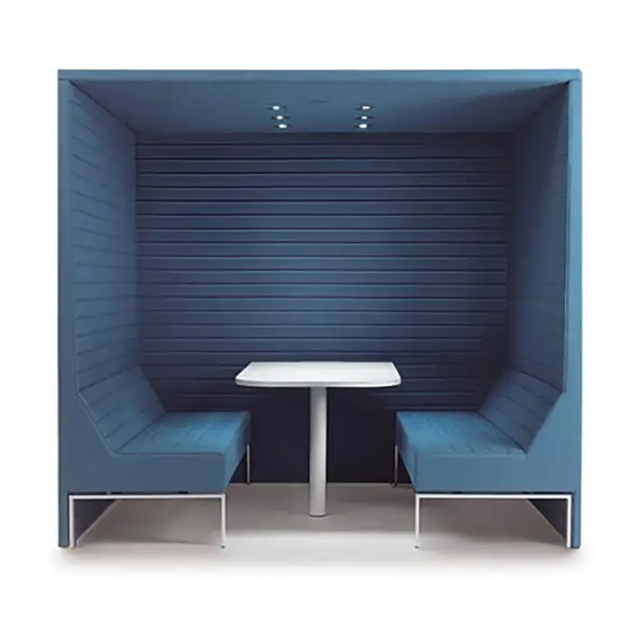 library Capped lounge sofa booth office meeting office booth for meeting