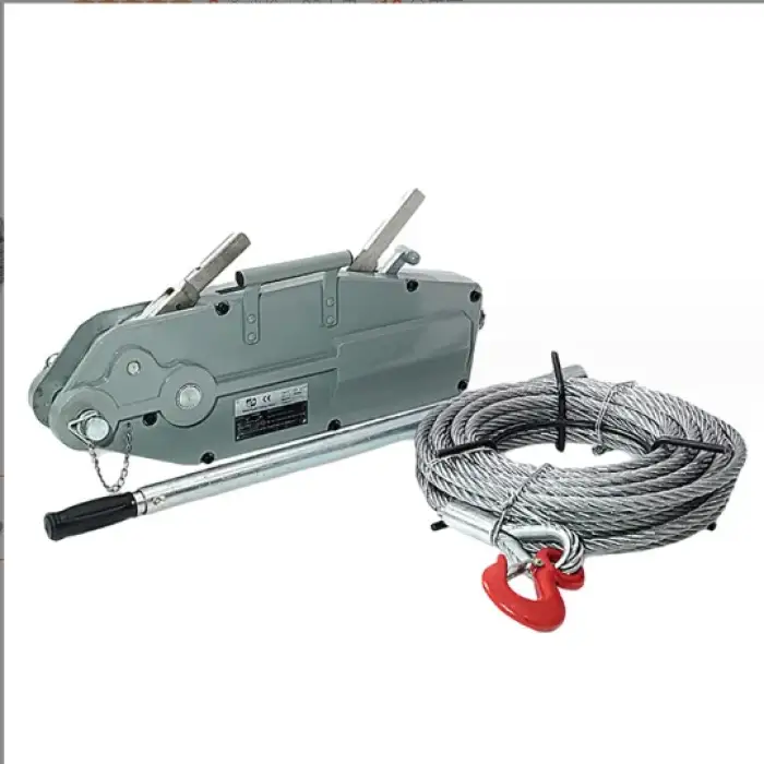 tirfor hand winch wire rope hand hoist tirfor winch with ce 0.8-5.4 ton alum. Tirfor Hand rope winch 1.6 Ton