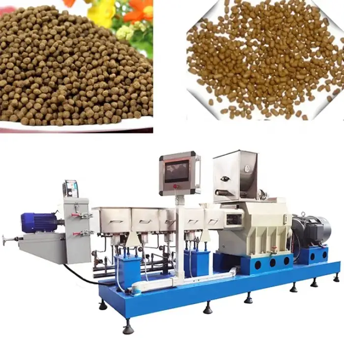 floating fish automatic feed extruder granule making machine for fish in nigeria