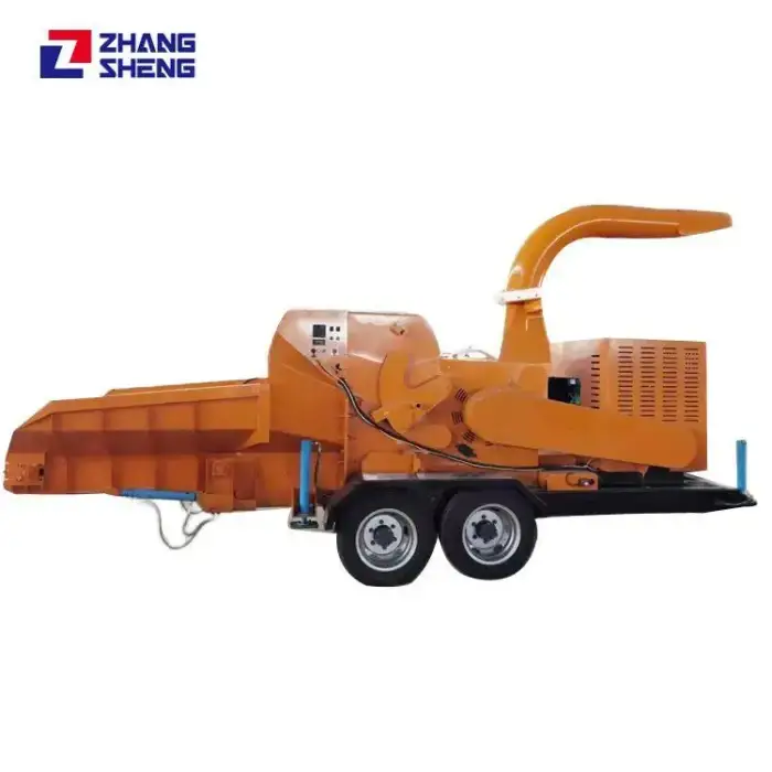 Shredder heavy duty drum wood chipper machine