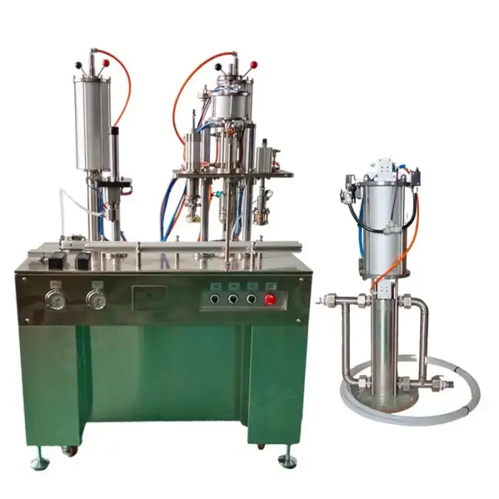 Butane Gas Lighter Equipment Snow Paint Can Making Snow Spray Aerosol Filling Machine Liquid