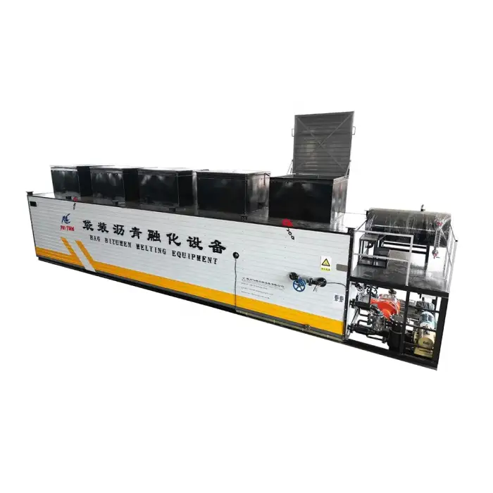 Bag Bitumen Decanting Machine with Automatic Temperature Control and Remote Monitoring