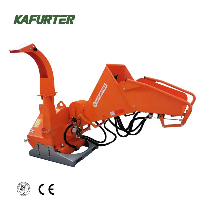 New WK42 PTO wood chipper with self-contained hydraulic system