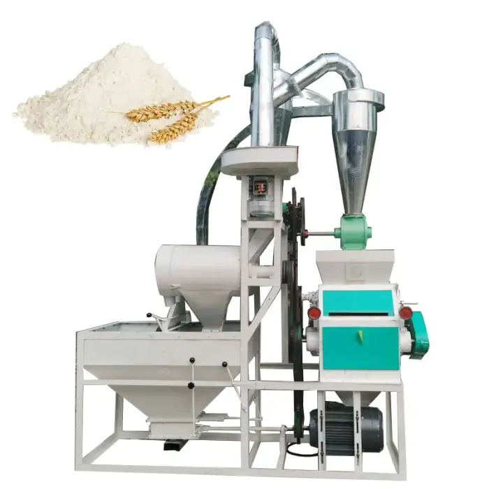 Low price home use small scale 10 tons per day Wheat Maize Flour Milling Machine Flour Mill