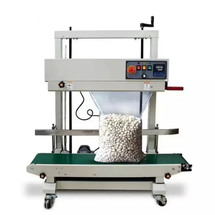 Automatic Horizontal Continuous Fabric Plastic Bag Heat Sealing Machine