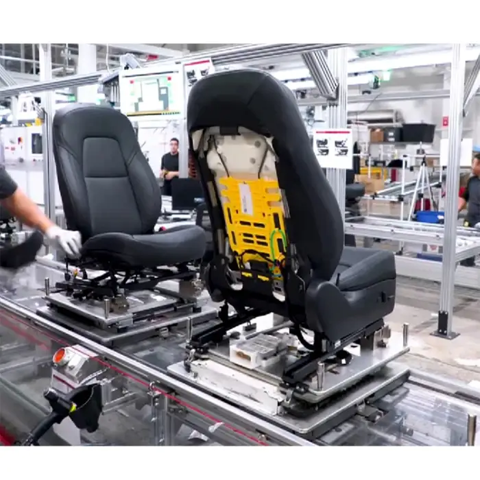 Factory Automatic Electronic Car Seat Assembly Line For Vehicle Seat Production