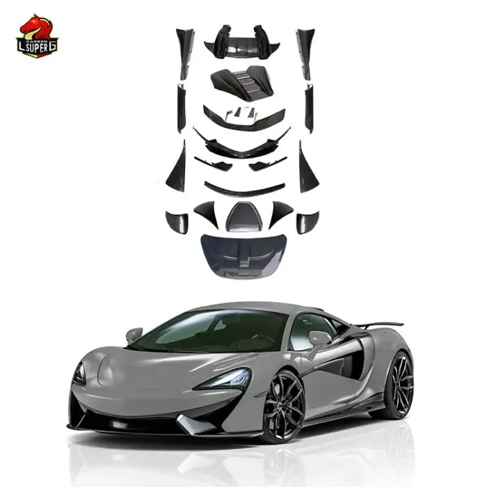 Carbon Fiber N-Style Body Kit for McLaren 540c 570s Upgrade to N Style Hood Cover Front Lip Spoiler Diffuser