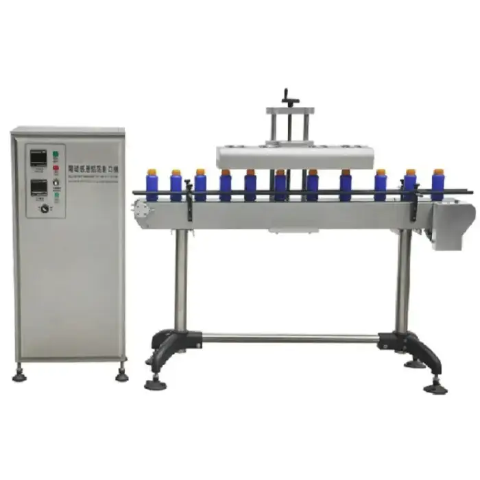 High quality automatic aluminum foil induction sealing machine for bottles, jars, cans