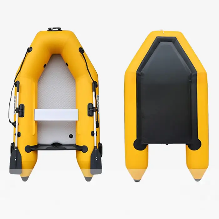 2Person Inflatable Boats 0.9mm PVC Assault Kayak with Laminated Air Deck