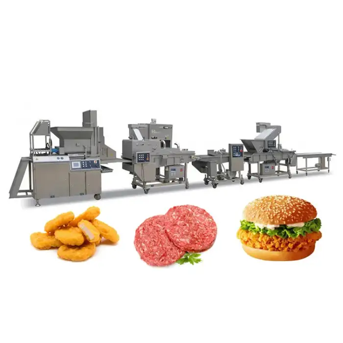 Automatic High Efficient Hamburger Patty And Meat Pie Forming Machine