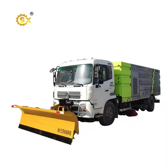 Snow Removal Shovel on Truck Road Snow Sweeper Large Loading Snow Cleaner