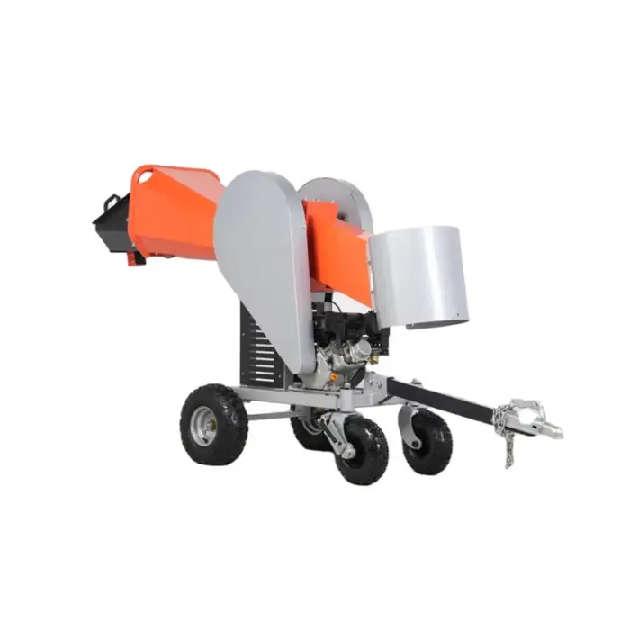 7Horsepower Gasoline Wood Shredder 7HP Garden Wood Chipper Logger Machine Forestry Branch Crusher