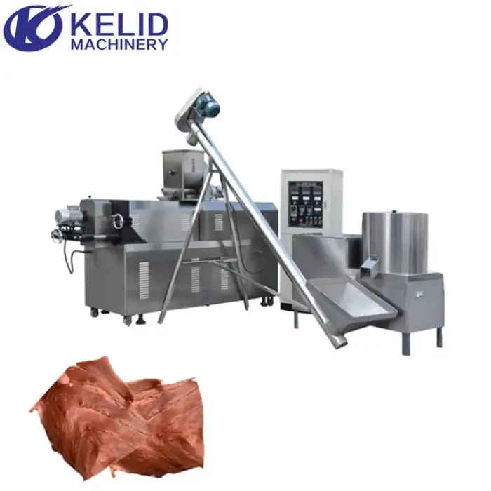 Vegetarian Meat HMMA High Moisture Meat Analogs Production Extruder Making Machine