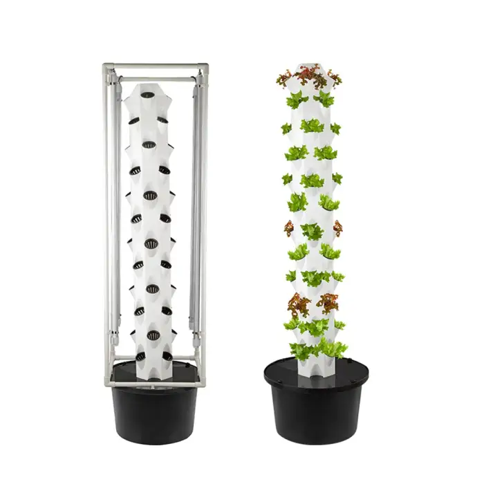 New Agriculture Farming aeropon tower Garden Vertical Petal hidroponic Hydroponic Tower Growing Systems