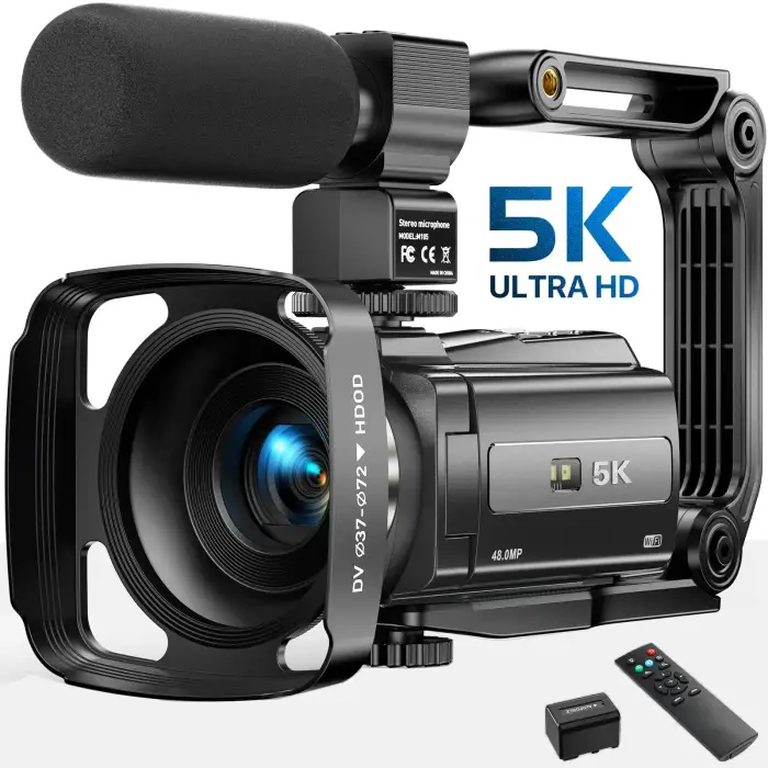 5k recorder photography video camera for live streaming